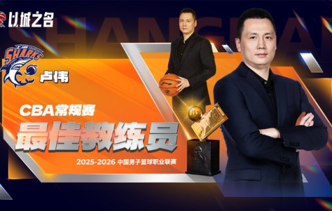 卢伟无悬念当选最佳教练！本赛季执教全面蜕变，球队霸占11项第一|上海|常规赛|CBA俱乐部杯|篮板|联盟_新浪体育_新浪新闻